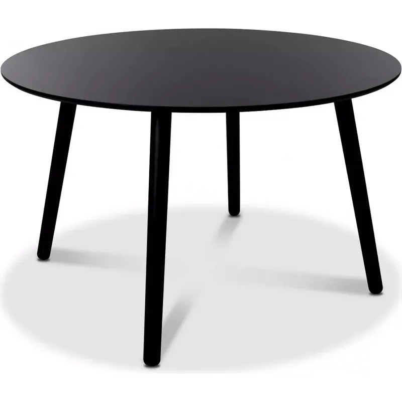 Matbord svart Ø120 cm - Rosvik, Svart