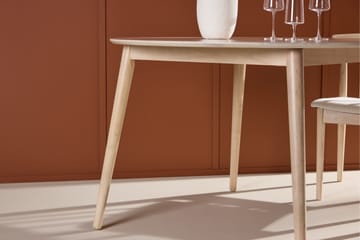 Matbord Peach Flora Dining Table ø120 - Whitewash / Veneer Whitewash - Products - Möbler - Bord & matgrupp - Matbord & köksbord