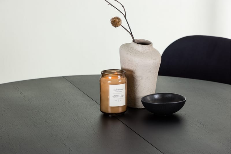 Matilda Matgrupp 130 cm Rund med 4 Stella Stolar - Svart - Products - Möbler - Bord & matgrupp - Matgrupp