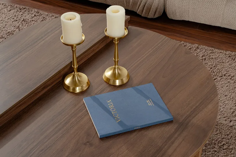 Mukund Soffbord 90 cm - Valnöt - Products - Möbler - Bord & matgrupp - Soffbord