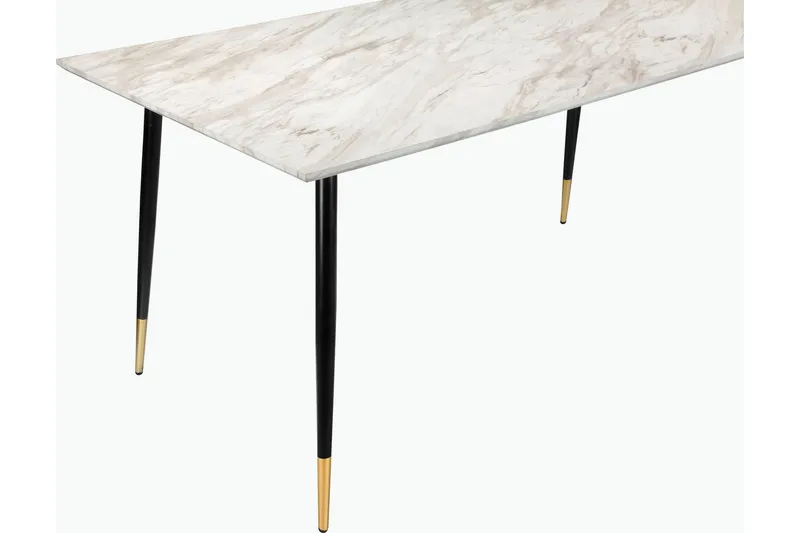 Oktoos Matbord 120 cm - Grå/Vit/Svart/Guld - Products - Möbler - Bord & matgrupp - Marmorbord