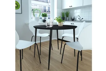 Oktoos Matbord Runt 100 cm - Svart - Products - Möbler - Bord & matgrupp - Matbord & köksbord