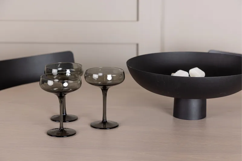 Olivia Matgrupp 110 cm Rund med 4 Montros stolar - Whitewash - Products - Möbler - Bord & matgrupp - Matgrupp