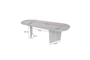 Omari Soffbord 130 cm - Brun - Products - Möbler - Bord & matgrupp - Soffbord