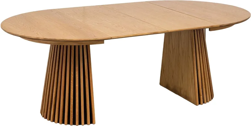 Osaka runt matbord Ø120 cm - Utdragbart till 200 cm - Ek, Ek