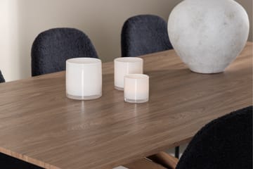 Piazza Matgrupp 180 cm Rektangulär med 6 Polar stolar - Mocca/Svart - Products - Möbler - Bord & matgrupp - Matgrupp