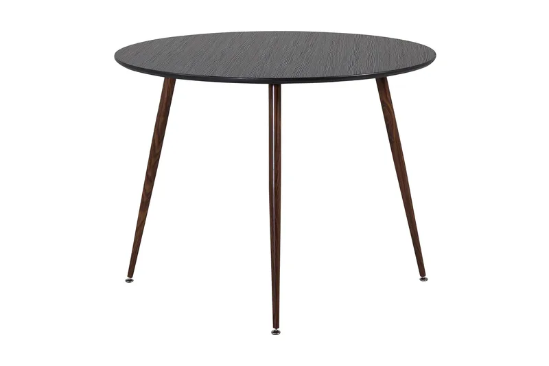 Plaza Matbord Runt - Svart/Brun - Products - Möbler - Bord & matgrupp - Matbord & köksbord