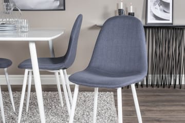 Polar Matgrupp 120 cm Rektangulär med 4 Polar stolar - Blå - Products - Möbler - Bord & matgrupp - Matgrupp