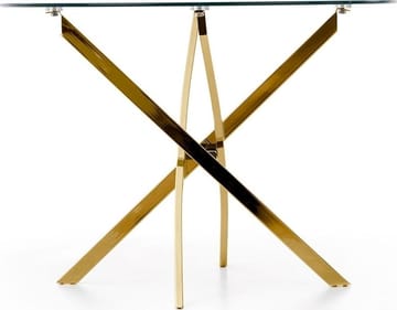 Raymond matbord Ø100 cm - Guld - Guld - Products - Möbler - Bord & matgrupp - Matbord & köksbord