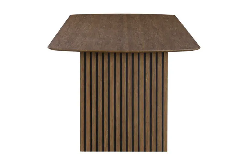 Richeto Matbord Rökt Ek 240 cm - Brun / Ribbad - Products - Möbler - Bord & matgrupp - Matbord & köksbord