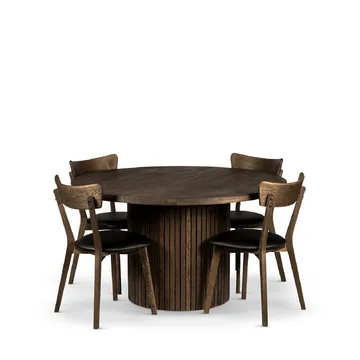 Runt Matbord Bremen 135 cm med Stolar - Bord och 4 st Ekeby-stolar - Products - Möbler - Bord & matgrupp - Matgrupp