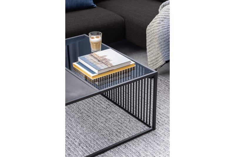 Saklani Soffbord 80x80 cm - Svart - Products - Möbler - Bord & matgrupp - Soffbord