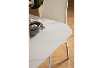 Salm Matbord 90 cm Kvadratisk - Vit - Products - Möbler - Bord & matgrupp - Matbord & köksbord