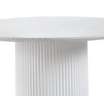 Sandö matbord Ø120 cm - Vit / Terazzo - Vit / Terazzo - Products - Möbler - Bord & matgrupp - Matbord & köksbord