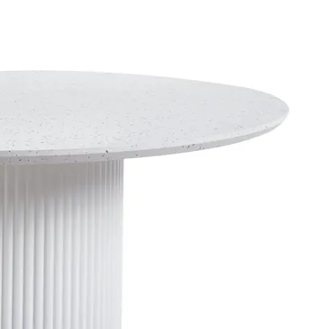 Sandö matbord Ø120 cm - Vit / Terazzo - Vit / Terazzo - Products - Möbler - Bord & matgrupp - Matbord & köksbord