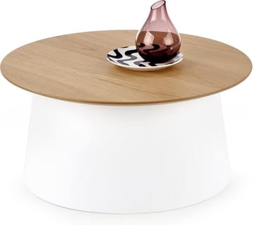 Saranda soffbord Ø69 cm - Vit - Vit - Products - Möbler - Bord & matgrupp - Soffbord