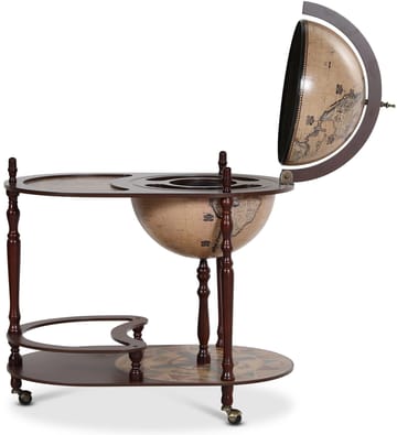 Barglob serveringsvagn - Da Vinci - brun - Products - Möbler - Bord & matgrupp - Serveringsvagn & serveringsbord - Barglob & jordglobsbar