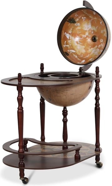 Barglob serveringsvagn - Da Vinci - brun - Products - Möbler - Bord & matgrupp - Serveringsvagn & serveringsbord - Barglob & jordglobsbar