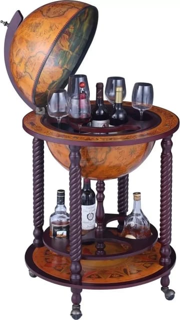 Barglob valnöt Ø60 cm - Da Vinci - Valnöt - Products - Möbler - Bord & matgrupp - Serveringsvagn & serveringsbord - Barglob & jordglobsbar