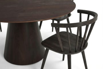 Siena Matgrupp runt 150 cm Rökt Ek med 6 Tyrö Matstolar - Rökt ek - Products - Möbler - Bord & matgrupp - Matgrupp