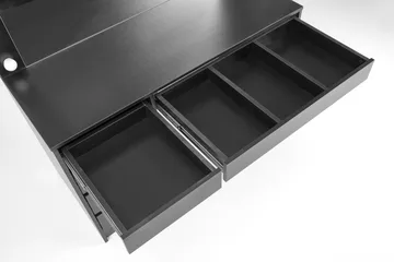 Facada svart sminkbord med spegel och LED-belysning - Svart - Products - Möbler - Bord & matgrupp - Sminkbord & toalettbord