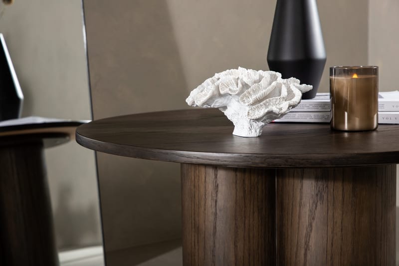 Soffbord Ø80 cm mocka - Olivia - Mocka - Products - Möbler - Bord & matgrupp - Soffbord