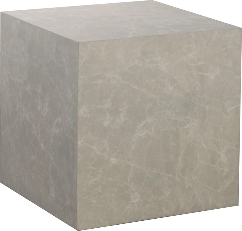 Soffbord kuben 60 x 60 x 60 cm - Beige marmor utseende - Beige marmor utseende - Products - Möbler - Bord & matgrupp - Soffbord
