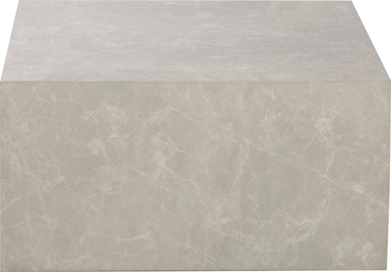 Soffbord Kuben - Beige marmor, Beige marmor