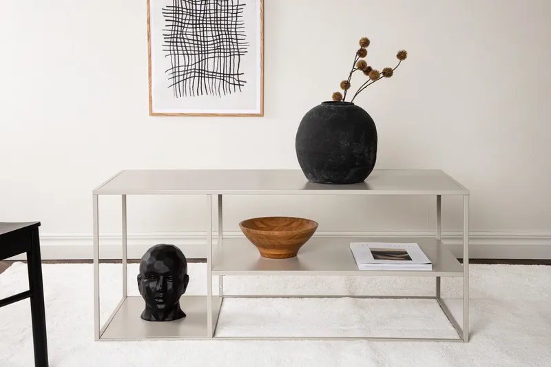 Staal Soffbord 120 cm - Beige - Products - Möbler - Bord & matgrupp - Soffbord