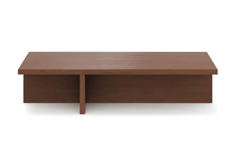 Töreboda Soffbord Rektangulärt 120 cm, Mörkbrun valnötsträ look