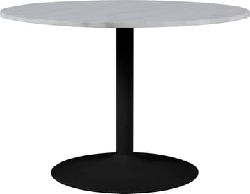 Tarifa matbord Ø110 cm - Vit marmor/svart - Vit marmor/svart - Products - Möbler - Bord & matgrupp - Matbord & köksbord