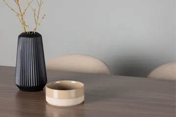 Tempe Matgrupp 140 cm Rektangulär med 4 Velvet stolar - Beige - Products - Möbler - Bord & matgrupp - Matgrupp