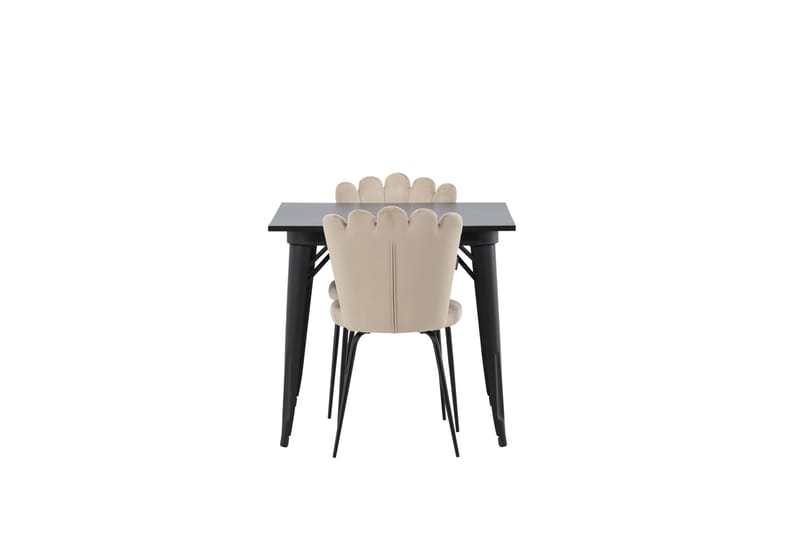 Tempe Matgrupp 80 cm Rektangulär med 2 Limhamn stolar - Beige - Products - Möbler - Bord & matgrupp - Matgrupp