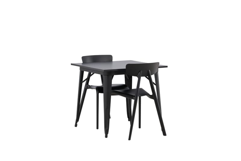 Tempe Matgrupp 80 cm Rektangulär med 2 Ursholmen stolar - Svart - Products - Möbler - Bord & matgrupp - Matgrupp