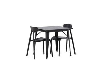 Tempe Matgrupp 80 cm Rektangulär med 2 Ursholmen stolar - Svart - Products - Möbler - Bord & matgrupp - Matgrupp