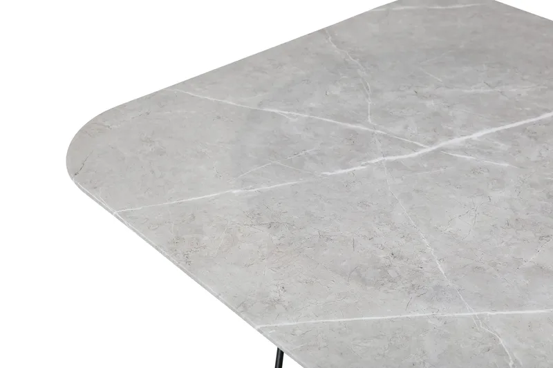 Tristar Soffbord 80 cm - Marmor/Grå/Svart - Products - Möbler - Bord & matgrupp - Soffbord