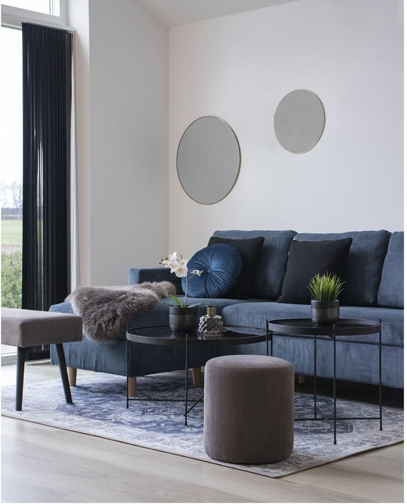 Venezia Soffbord 48 x 48 cm - Stål/glas - Stål/glas - Products - Möbler - Bord & matgrupp - Soffbord