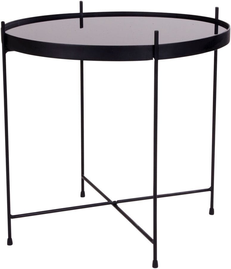 Venezia Soffbord 48 x 48 cm - Stål/glas - Stål/glas - Products - Möbler - Bord & matgrupp - Soffbord