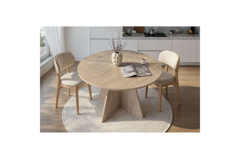 Zalen Matbord 120 cm - Beige - Products - Möbler - Bord & matgrupp - Matbord & köksbord