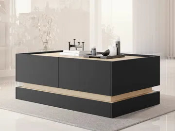 Zelric Soffbord 97 cm - Svart - Products - Möbler - Bord & matgrupp - Soffbord