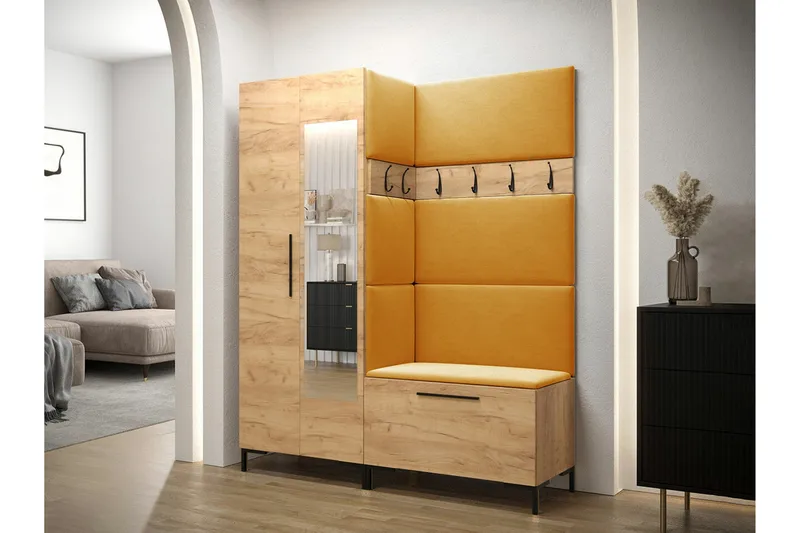 Dunvegan Hallmöbelset 158x46 cm Brown - Products - Möbler - Hallmöbler - Möbelset för hall & entre