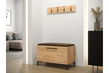 Dunvegan Hallmöbelset 84x44 cm - Mörkbrun - Products - Möbler - Hallmöbler - Möbelset för hall & entre