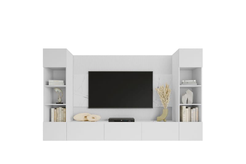 Bernice Tv-skåp 38x150 cm, Vit