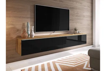 Cuguen Tv-skåp 180 cm - Natur/Svart - Products - Möbler - TV- & Mediamöbler - TV-skåp