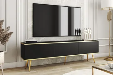 Edson Tv-bänk 175 cm - Svart - Products - Möbler - TV- & Mediamöbler - TV bänk & mediabänk