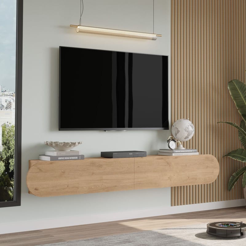 Lumina Tv-bänk 180 cm - Ek - Products - Möbler - TV- & Mediamöbler - TV bänk & mediabänk