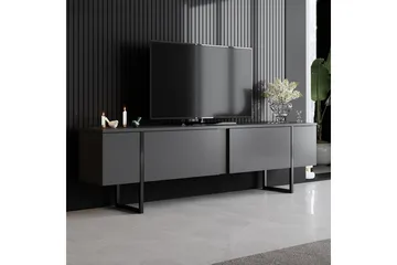 Luxe Tv-bänk 180x50 cm Svart - Hanah Home - Products - Möbler - TV- & Mediamöbler - TV bänk & mediabänk