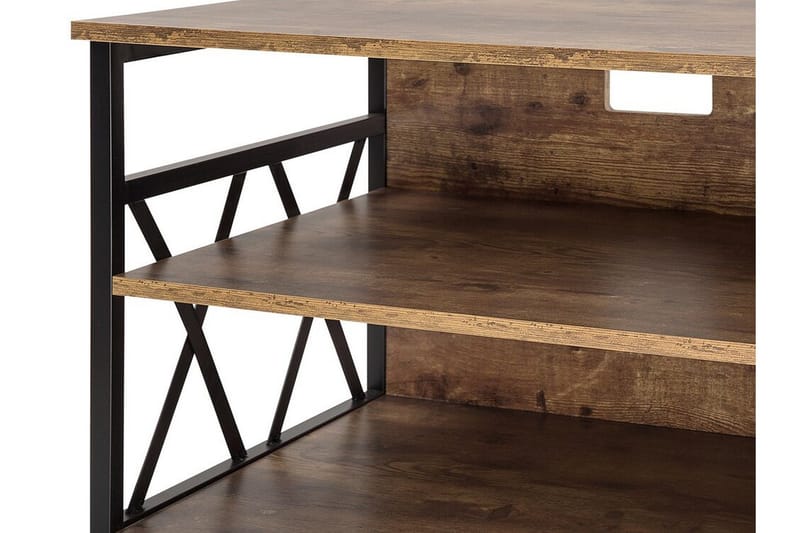 Melnychuk TV-Bänk 120 cm - Brun - Products - Möbler - TV- & Mediamöbler - TV bänk & mediabänk