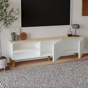 Relento Tv-bänk 150 cm - vit, sapphire oak - Products - Möbler - TV- & Mediamöbler - TV bänk & mediabänk