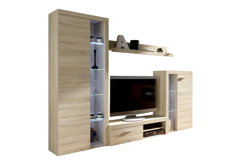 Rumba TV-möbelset - Beige/Grå - Products - Möbler - TV- & Mediamöbler - TV-möbelset